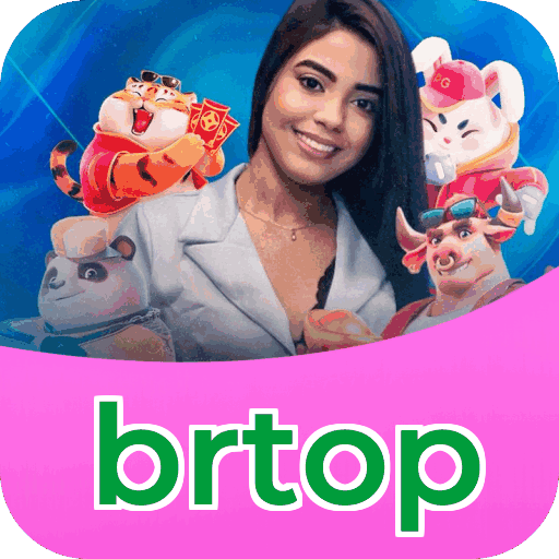 Interface do aplicativo brtop mostrando jogos disponíveis no iOS e Android